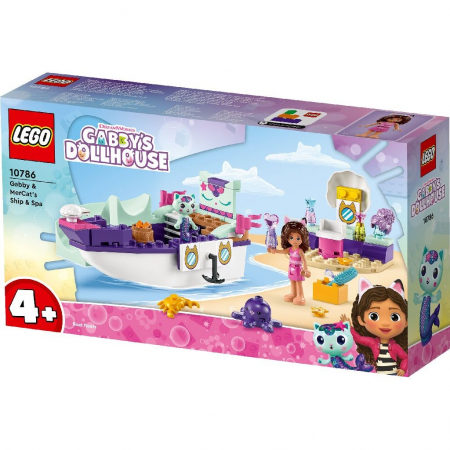 LEGO Gabby's Dollhouse Barca cu Spa a lui Gabby și a Pisirenei 10786  [4]