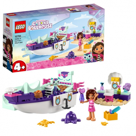 LEGO Gabby's Dollhouse Barca cu Spa a lui Gabby și a Pisirenei 10786  [5]