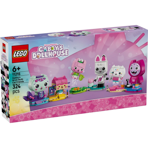 Jocuri si articole copii - LEGO GABBYS DOLLHOUSE PRIETENELE PISICUTE DIN CARAMIZI ALE LUI GABBY 11215