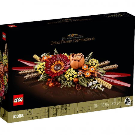 Seturi  de constructie - LEGO Icons Ornament din Flori Uscate 10314 