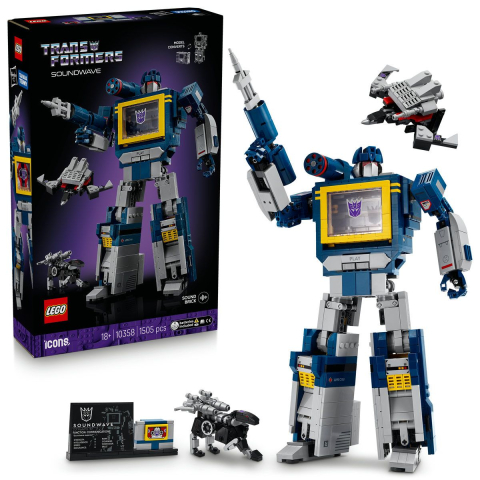 LEGO ICONS TRANSFORMERS SOUNDWAVE 10358 [8]
