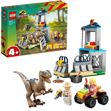 LEGO Jurassic World Evadarea unui Velociraptor 76957  [5]