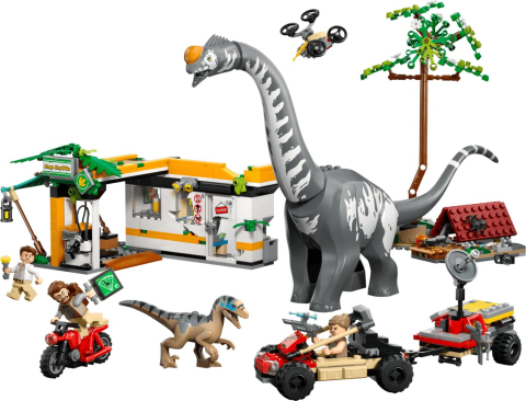 LEGO JURASSIC WORLD RENASTEREA MISIUNE DE URMARIRE A UNUI VELOCIRAPTOR SI A UNUI TITANOSAURUS 76973 [2]