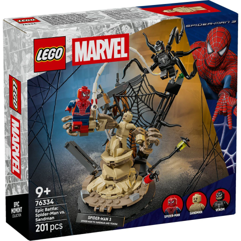 LEGO MARVEL BATALIE MEMORABILA OMUL PAIANJEN VS SANDMAN 76334 [0]