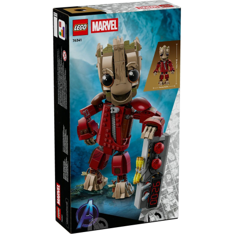 LEGO MARVEL GROOT IN UNIFORMA RAVAGER 76341 [9]