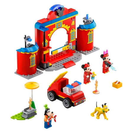 Lego mickey and friends statia si camionul de pompieri ale lui mickey si prietenilor sai 10776 [1]