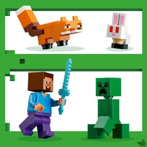 LEGO MINECRAFT AVENTURA DIN TAIGA A LUI STEVE 21583 [5]