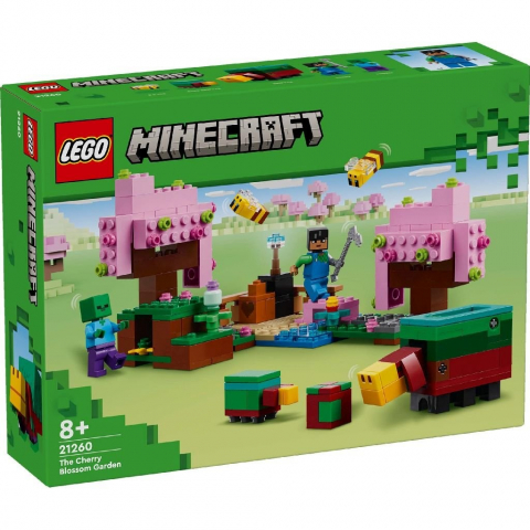 Jocuri si articole copii - LEGO MINECRAFT GRADINA CU CIRESI INFLORITI 21260