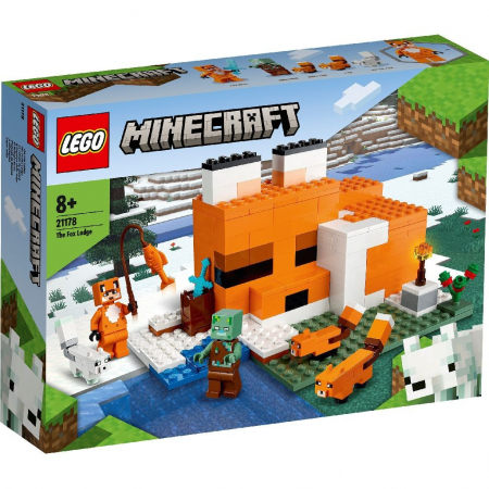 Lego Minecraft - Lego minecraft vizuina vulpilor 21178