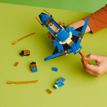 LEGO Ninjago Avionul cu Reacție Fulger Evo al lui Jay 71784 [3]