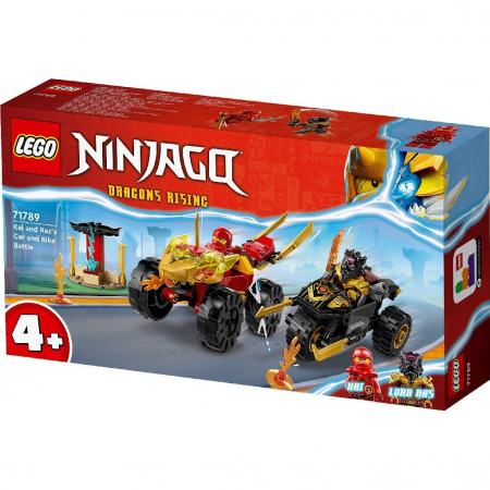 Lego ninjago infruntarea dintre kai a n masina si ras pe motocicleta 71789 [4]