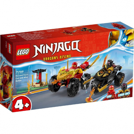 Lego Ninjago - Lego ninjago infruntarea dintre kai a n masina si ras pe motocicleta 71789
