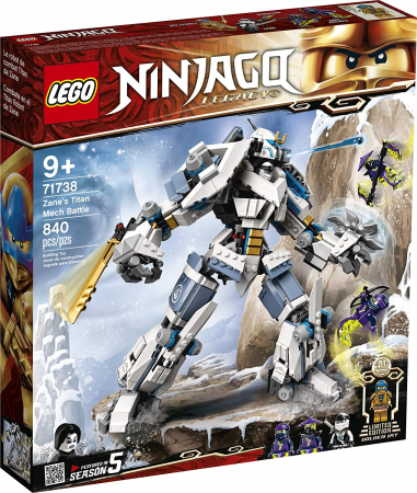 Lego Ninjago - Lego ninjago legacy lupta cu robotul de titan al lui zane 71738