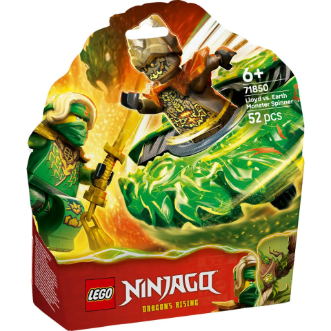 Jocuri si articole copii - LEGO NINJAGO LLOYD VS SPINNERUL MONSTRU DE PAMANT 71850