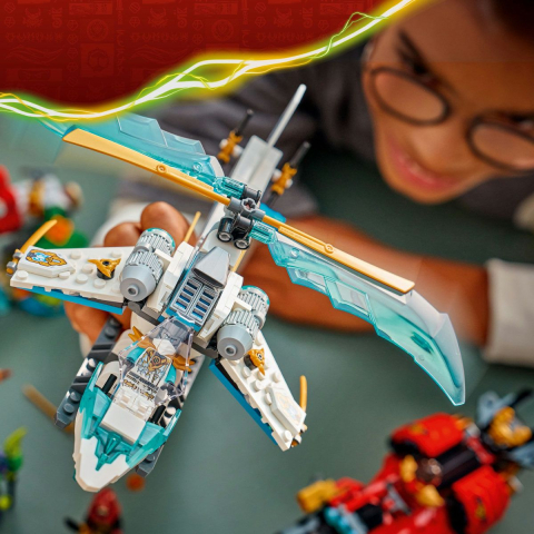LEGO NINJAGO LUPTA LA CASA DIN COPAC CU VEHICULE NINJA 71857 [3]