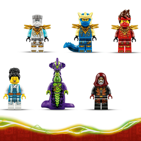 LEGO NINJAGO LUPTA LA CASA DIN COPAC CU VEHICULE NINJA 71857 [5]