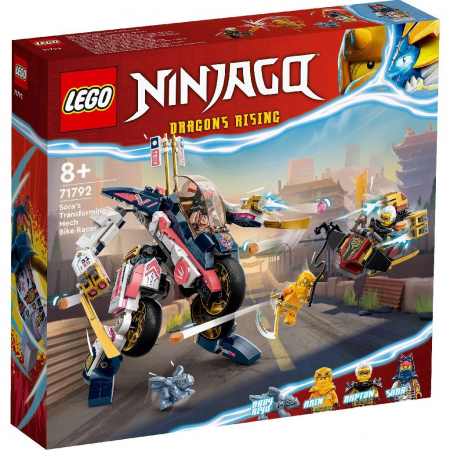 Lego Ninjago - Lego ninjago motocicleta de viteza robot transformator al sorei 71792