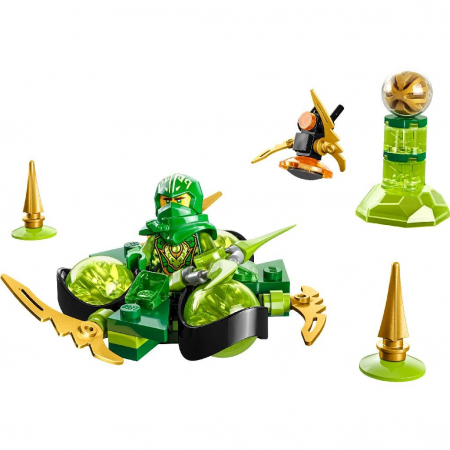 Lego ninjago rotirea spinjitzu al lui lloyd cu puterea dragonului 71779 [1]