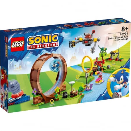 Jocuri si articole copii - LEGO Sonic Provocarea cu Bucla a lui Sonic din Zona Green Hill 76994 
