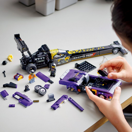 Lego speed champions mopar dodge srt top fuel dragster si dodge challanger 1970 76904 [2]