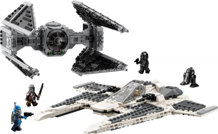 LEGO Star Wars Fing Fighter Mandalorian vs Tie Interceptor 75348 [1]