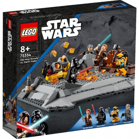 Seturi  de constructie - LEGO Star Wars Obi-Wan Kenobia vs Darth Vader 75334