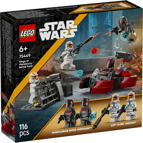 Jocuri si articole copii - LEGO STAR WARS PACHET DE LUPTA ASEDIUL DE PE MANDALORE 75449