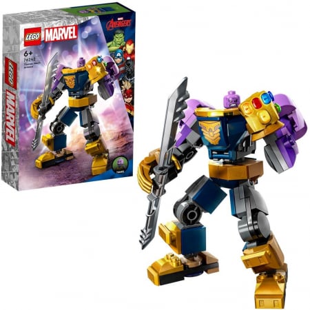 Lego super heroes armura de robot a lui thanos 76242 [5]