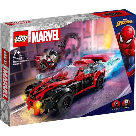 Jocuri si articole copii - Lego super heroes miles morales vs morbius 76244