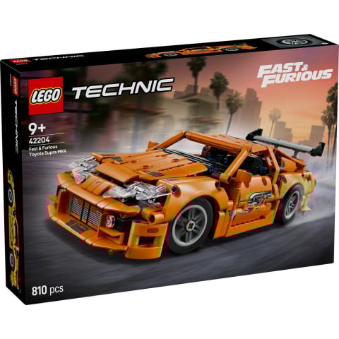 Jocuri si articole copii - LEGO TECHNIC FAST AND FURIOUS TOYOTA SUPRA MK4 42204