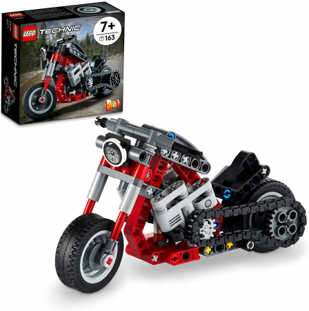 Jocuri si articole copii - LEGO TECHNIC MOTOCICLETA 42132 