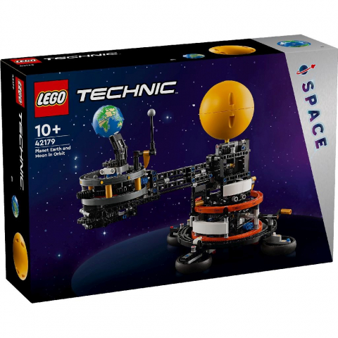 Jocuri si articole copii - Lego Technic Planeta Pamant Si Luna Pe Orbita 42179