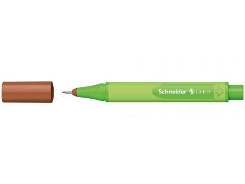 Linere colorate - Liner Schneider Link-It 0,4 mm,castaniu