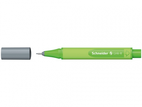 Linere colorate - Liner Schneider Link-It 0,4 mm,gri-argintiu