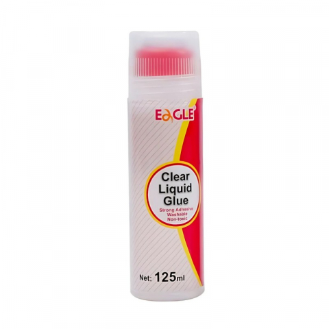 Produse art & craft-Lucru manual - Lipici lichid cu varf buretat pentru hartie si carton,transparent, 125 ml