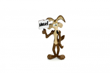 Looney Tunes Set Mașinuță Metalică 1970 Plymouth 1:24 și Figurină Wile E. Coyote [6]