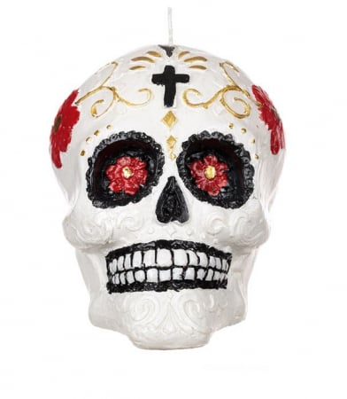Articole Halloween - Lumanare Cap craniu