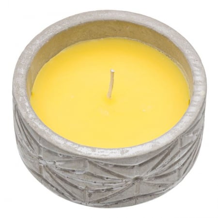 Lumanare citronella anti tantari in pahar de ceramica [1]