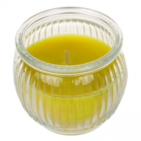 Lumanare citronella anti tantari in pahar de sticla [1]