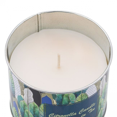 Lumanare citronella anti tantari in pahar metalic [2]