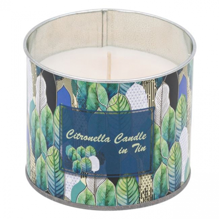 Lumanare citronella anti tantari in pahar metalic [1]