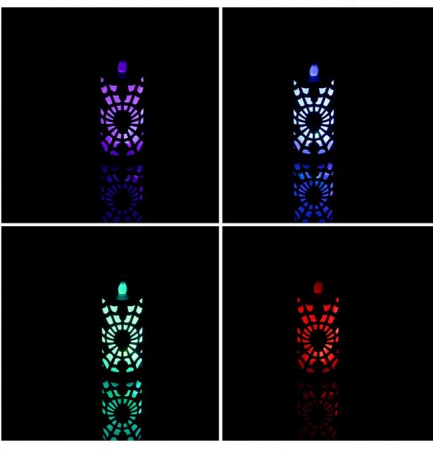Lumanare cu flacara Led Black Halloween [2]