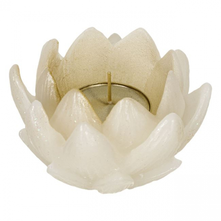 Decoratiuni - Lumanare decorativa 3D in forma de floare de Lotus