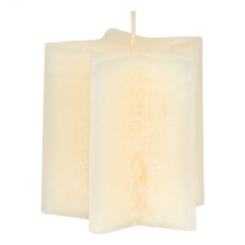 Decoratiuni - Lumanare decorativa cu aroma de vanilie in forma de stea,7x7.5 cm