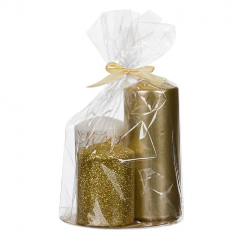 Lumanare decorativa pentru Craciun,diverse marimi,3 bucati/set [1]