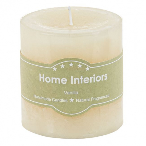 Decoratiuni - Lumanare parfumata cu aroma de vanilie, 210 grame,6.5x7 cm
