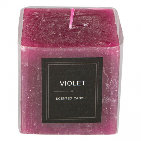 Decoratiuni - Lumanare parfumata cu aroma proaspata de violete