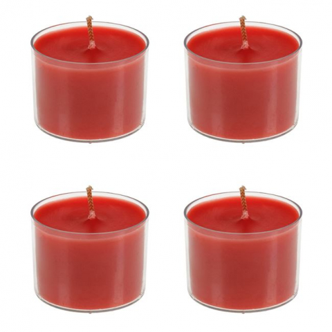 Lumanari tip pastila cu aroma de cirese,rosu,4 bucati/set [1]