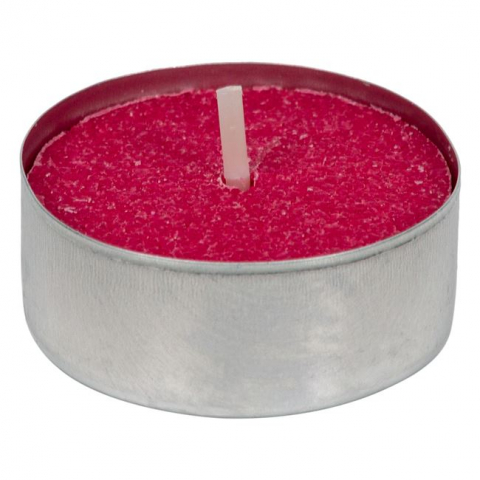 Decoratiuni - Lumanari tip pastila cu aroma scortiosara,rosu,25 bucati/set -