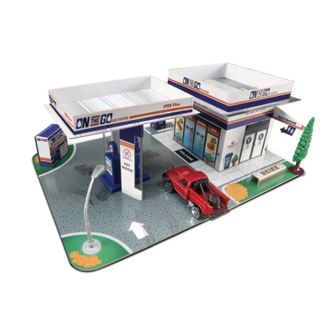 MAISTO FRESH METAL 100 SET BENZINARIE CU 1 MASINA INCLUSA [1]